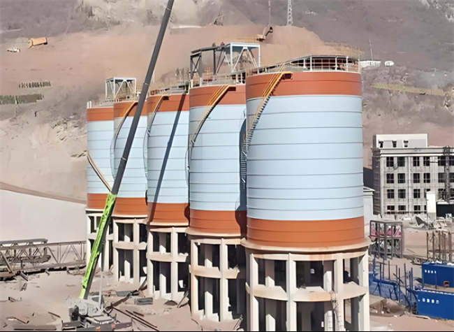 商城高架钢板仓